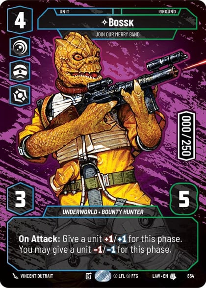 Bossk - Join Our Merry Band (Serialized), A Lawless Time 864