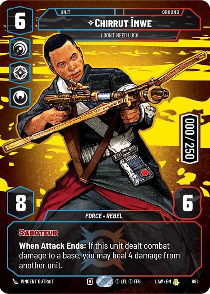 Chirrut Imwe - I Don't Need Luck (Serialized), A Lawless Time 881
