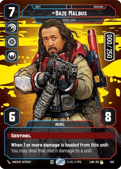 Baze Malbus - Good Luck (Serialized), A Lawless Time 882