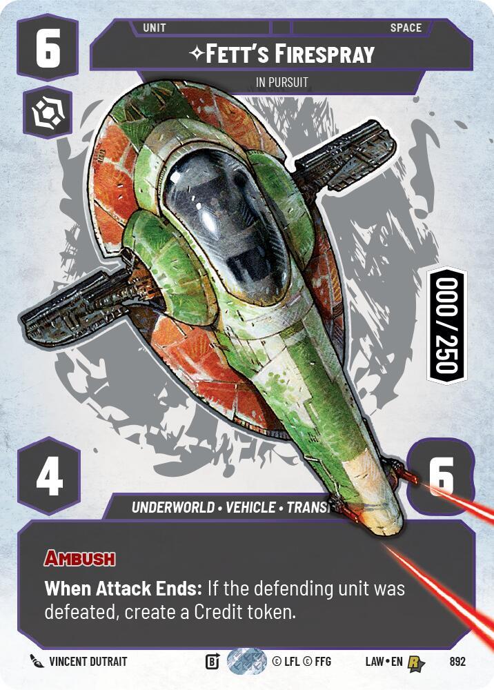 Fett's Firespray - In Pursuit (Serialized), A Lawless Time 892