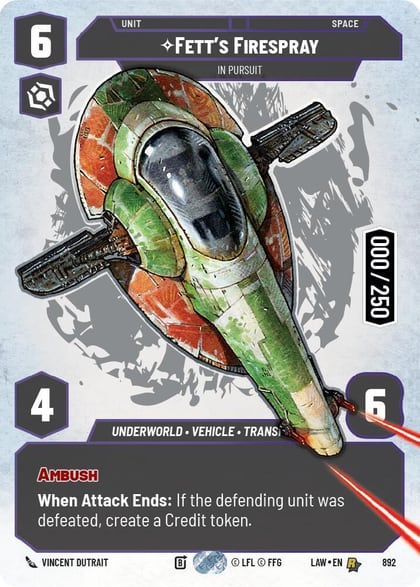 Fett's Firespray - In Pursuit (Serialized), A Lawless Time 892