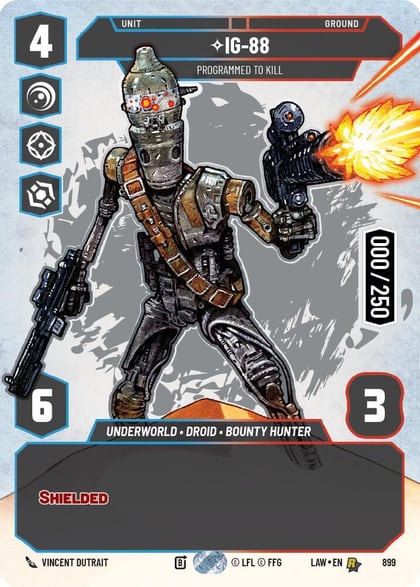 IG-88 - Programmed to Kill (Serialized), A Lawless Time 899