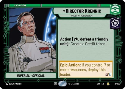 Director Krennic - Amidst My Achievement, A Lawless Time 8/264