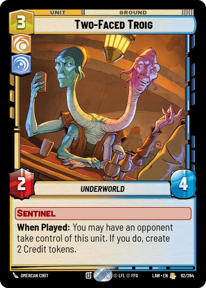 Two-Faced Troig, A Lawless Time 92/264