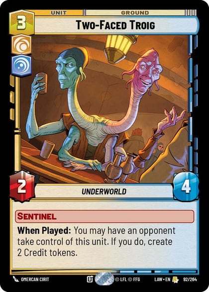 Two-Faced Troig, A Lawless Time 92/264