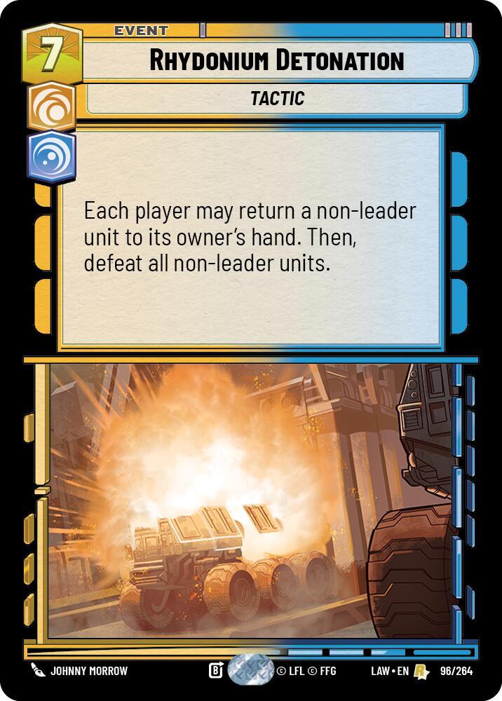 Rhydonium Detonation, A Lawless Time 96/264