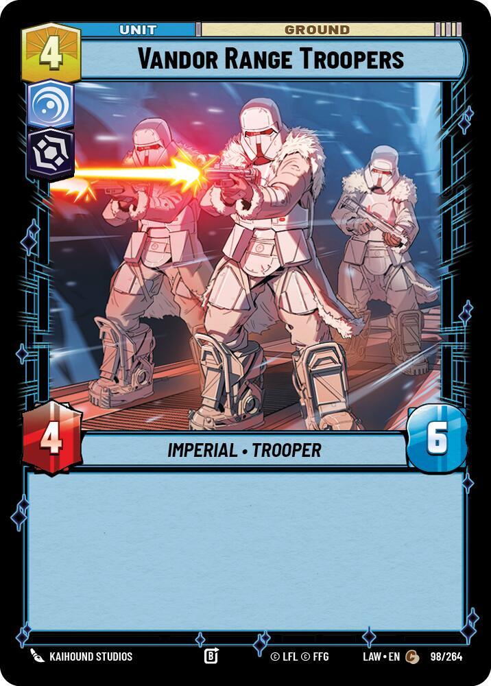 Vandor Range Troopers, A Lawless Time 98/264