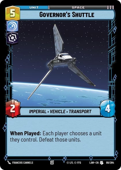 Governor's Shuttle, A Lawless Time 99/264