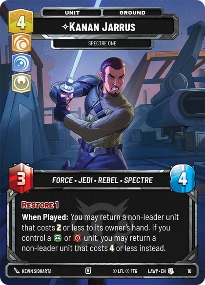 Kanan Jarrus - Spectre One, A Lawless Time: Weekly Play Promos 10