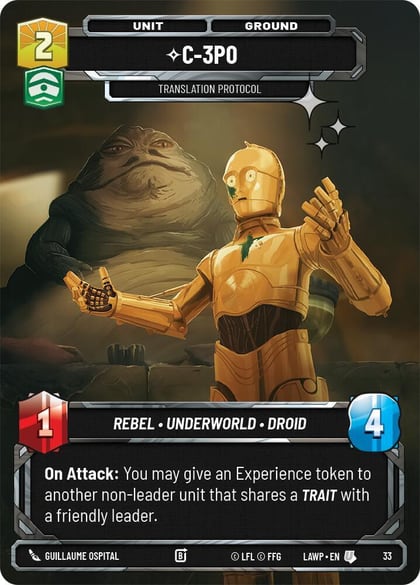C-3PO - Translation Protocol (Foil), A Lawless Time: Weekly Play Promos 13