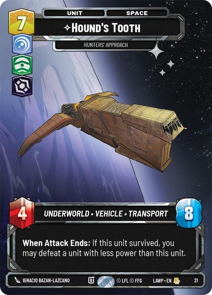 Hound's Tooth - Hunters' Approach (Foil), A Lawless Time: Weekly Play Promos 21