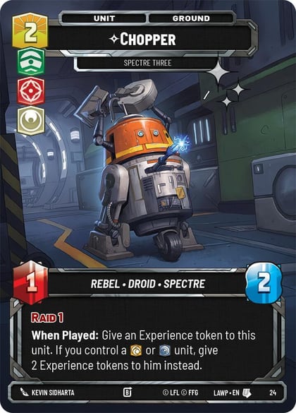 Chopper - Spectre Three (Foil), A Lawless Time: Weekly Play Promos 24