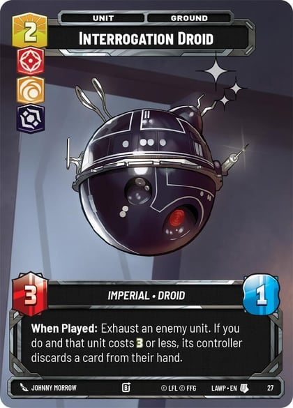 Interrogation Droid (Foil), A Lawless Time: Weekly Play Promos 27