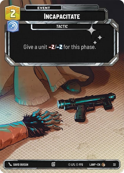 Incapacitate (Foil), A Lawless Time: Weekly Play Promos 32