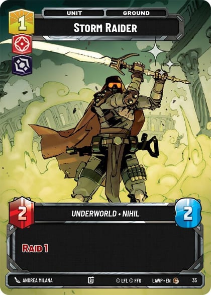 Storm Raider (Foil), A Lawless Time: Weekly Play Promos 35