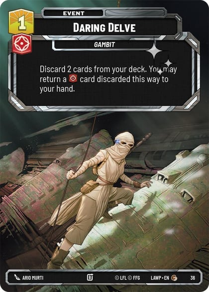 Daring Delve (Foil), A Lawless Time: Weekly Play Promos 36