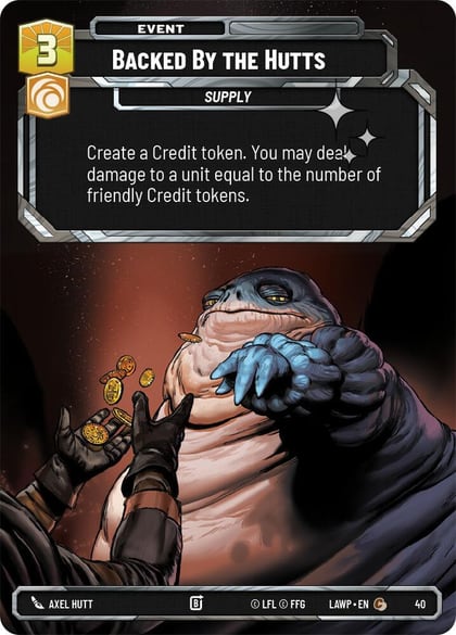Backed by the Hutts (Foil), A Lawless Time: Weekly Play Promos 40