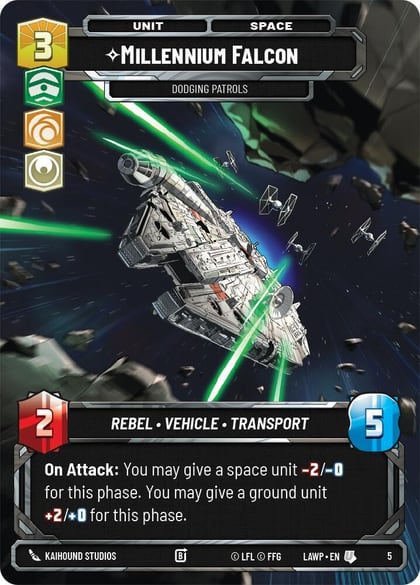 Millennium Falcon - Dodging Patrols, A Lawless Time: Weekly Play Promos 5