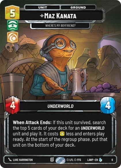 Maz Kanata - Where's My Boyfriend?, A Lawless Time: Weekly Play Promos 6