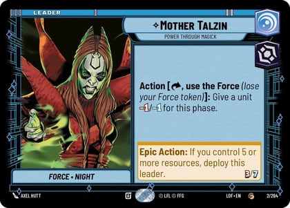 Mother Talzin - Power Through Magick, Legends of the Force 002/264
