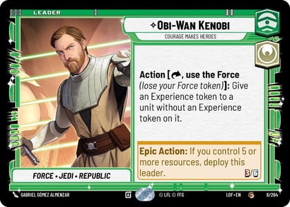 Obi-Wan Kenobi - Courage Makes Heroes, Legends of the Force 008/264