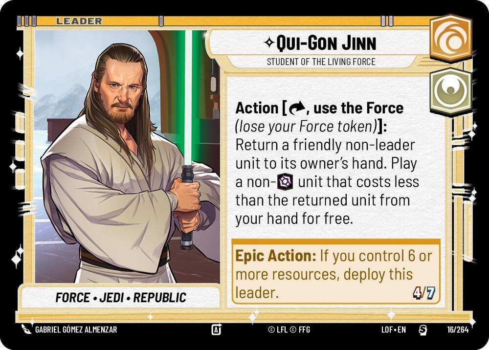 Qui-Gon Jinn - Student of the Living Force, Legends of the Force 016/264