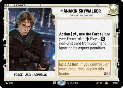 Anakin Skywalker - Tempted by the Dark Side, Legends of the Force 018/264