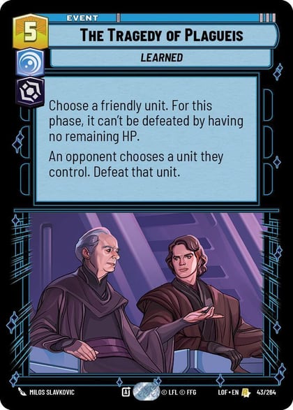 The Tragedy of Plagueis, Legends of the Force 043/264