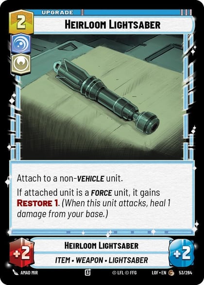 Heirloom Lightsaber, Legends of the Force 053/264