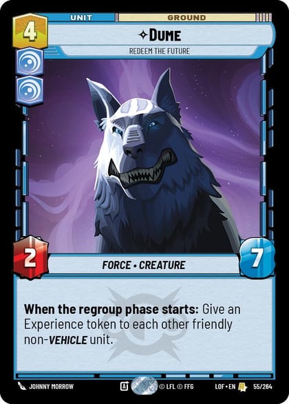 Dume - Redeem the Future, Legends of the Force 055/264
