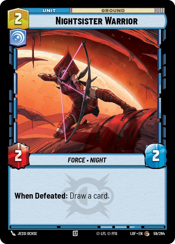 Nightsister Warrior, Legends of the Force 059/264