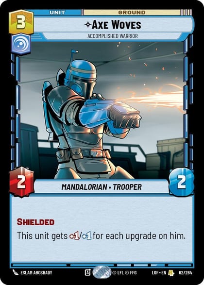 Axe Woves - Accomplished Warrior, Legends of the Force 062/264
