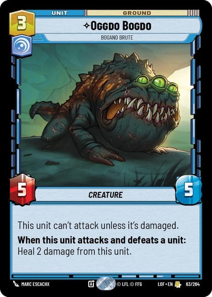 Oggdo Bogdo - Bogano Brute, Legends of the Force 063/264