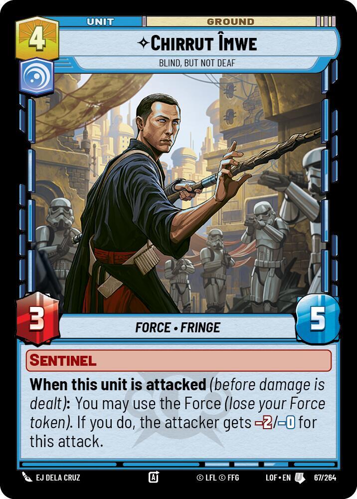 Chirrut Imwe - Blind, but not Deaf, Legends of the Force 067/264