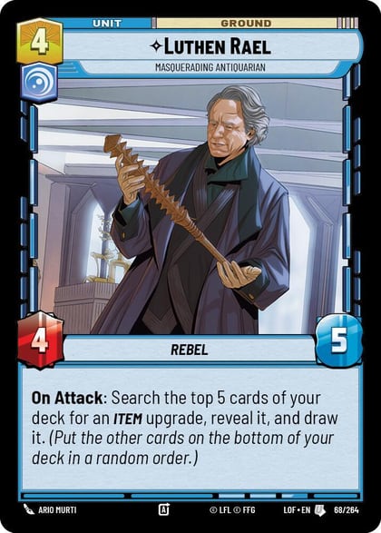 Luthen Rael - Masquerading Antiquarian, Legends of the Force 068/264