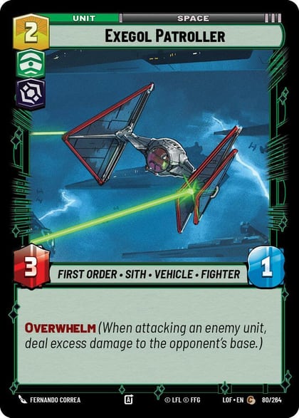 Exegol Patroller, Legends of the Force 080/264
