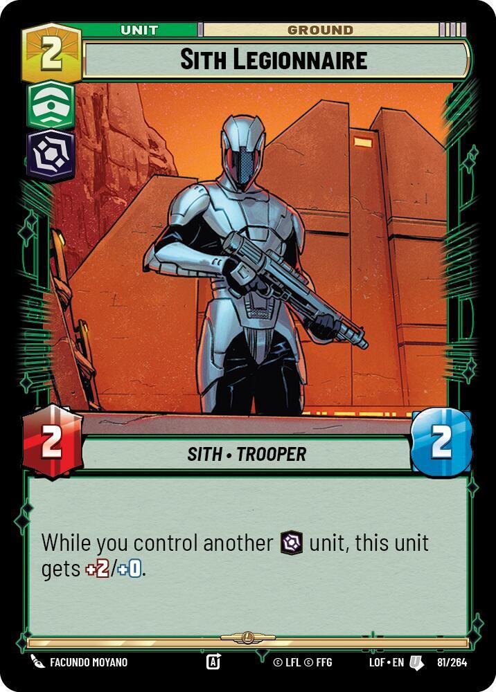 Sith Legionnaire, Legends of the Force 081/264