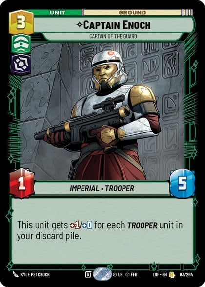 Captain Enoch - Captain of the Guard, Legends of the Force 083/264