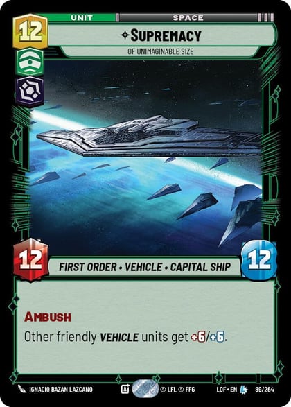 Supremacy - Of Unimaginable Size, Legends of the Force 089/264