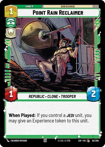 Point Rain Reclaimer, Legends of the Force 092/264