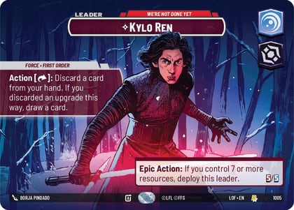 Kylo Ren - We're Not Done Yet (Showcase), Legends of the Force 1005