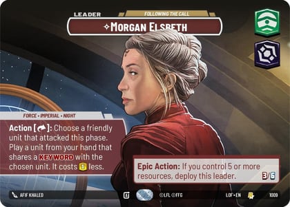 Morgan Elsbeth - Following the Call (Showcase), Legends of the Force 1009