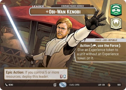 Obi-Wan Kenobi - Courage Makes Heroes (Showcase), Legends of the Force 1012