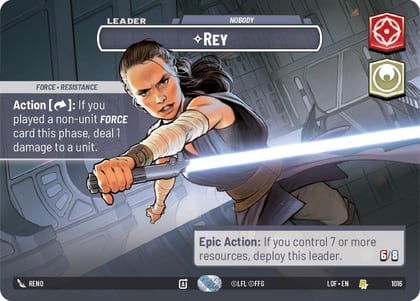 Rey - Nobody (Showcase), Legends of the Force 1016