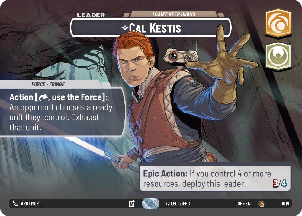 Cal Kestis - I Can't Keep Hiding (Showcase), Legends of the Force 1019