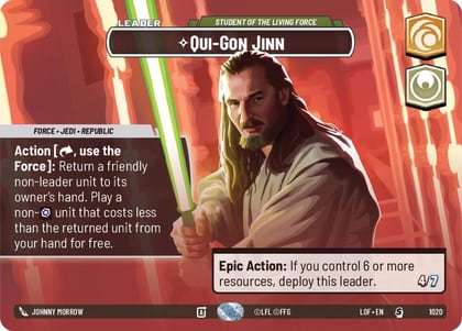Qui-Gon Jinn - Student of the Living Force (Showcase), Legends of the Force 1020
