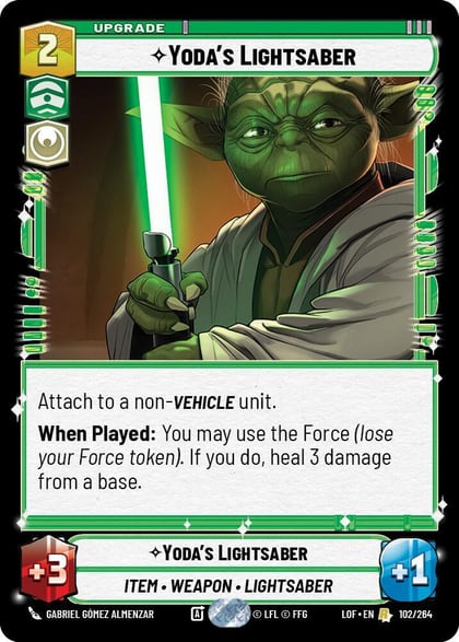 Yoda's Lightsaber, Legends of the Force 102/264
