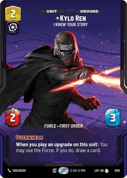 Kylo Ren - I Know Your Story (Prestige), Legends of the Force 1030