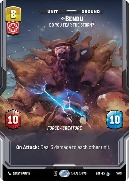 Bendu - Do You Fear the Storm? (Prestige), Legends of the Force 1045