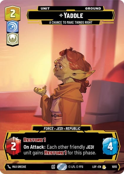 Yaddle - A Chance To Make Things Right (Prestige), Legends of the Force 1055